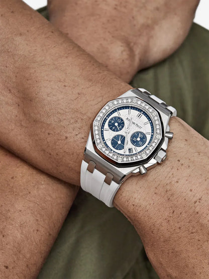 AP Royal Oak Offshore 37mm – Silver & White