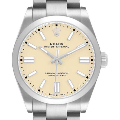 Oyster Perpetual – Champagne Dial & Oystersteel