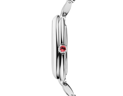 Serpenti Seduttori Watch – Black Dial & Diamond Silver