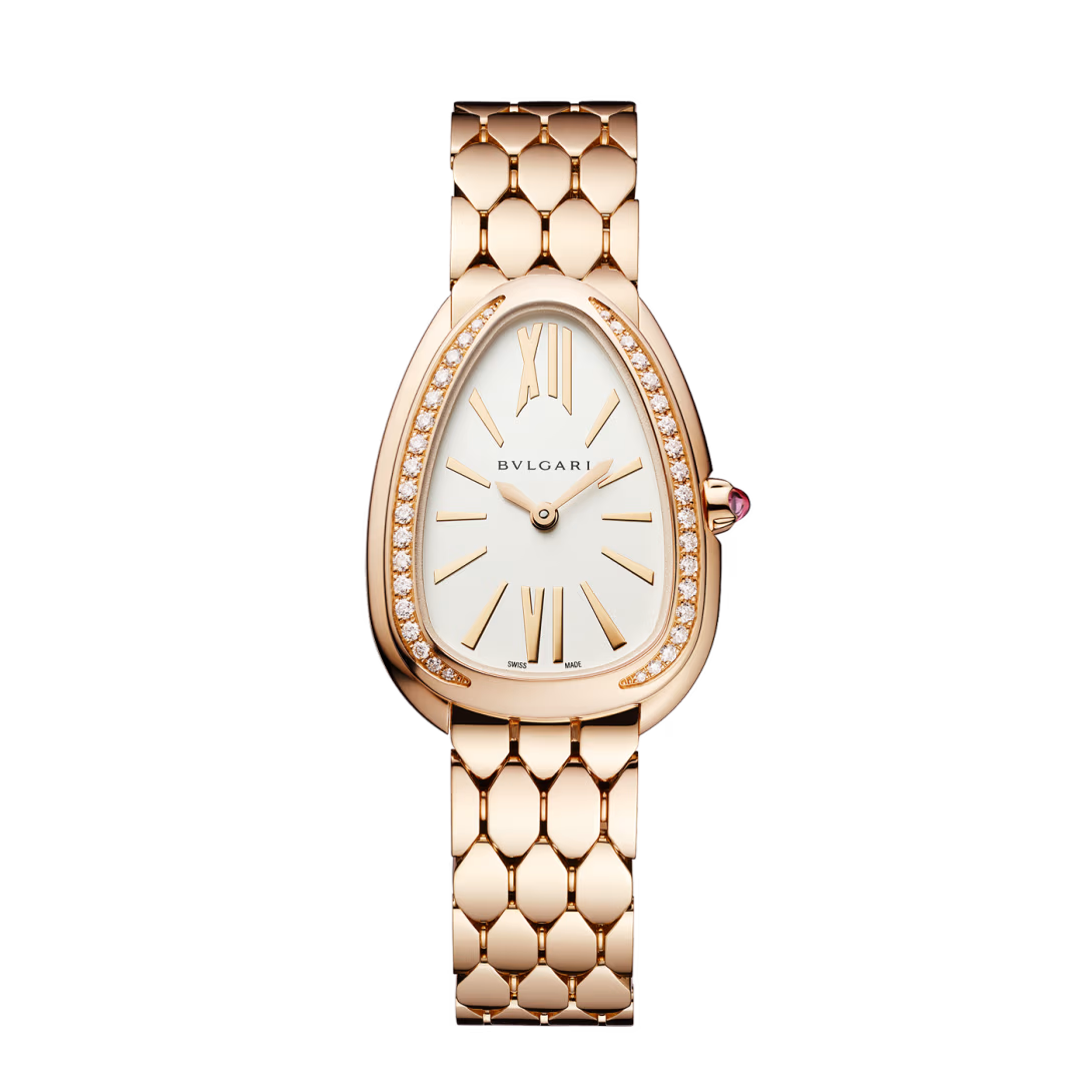 Serpenti Seduttori Watch – White Dial & Rose Gold