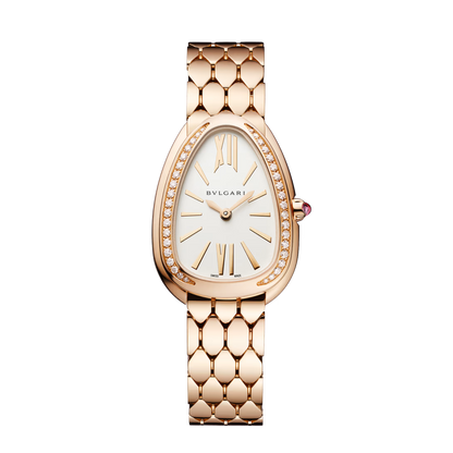 Serpenti Seduttori Watch – White Dial & Rose Gold