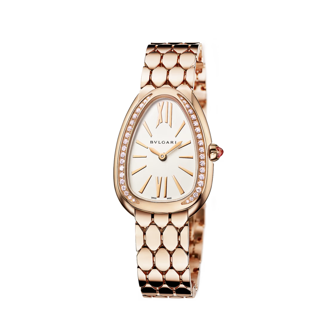 Serpenti Seduttori Watch – White Dial & Rose Gold