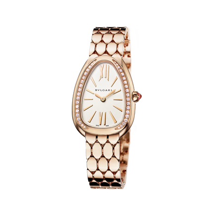 Serpenti Seduttori Watch – White Dial & Rose Gold