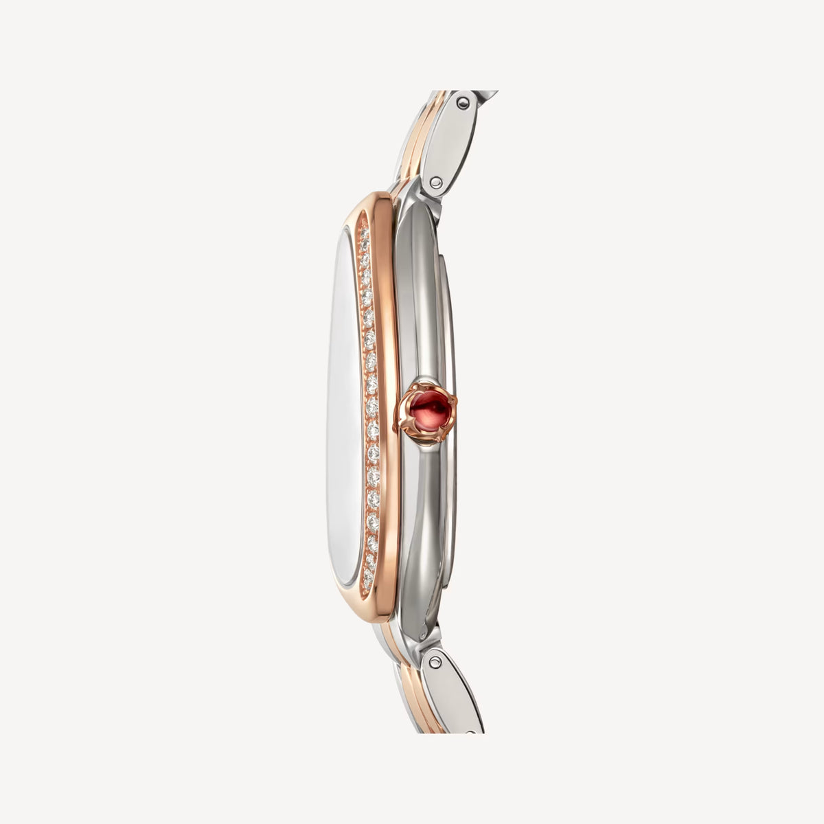 Serpenti Seduttori Watch – White Dial & Two-Tone Rose Gold