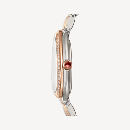 Serpenti Seduttori Watch – White Dial & Two-Tone Rose Gold