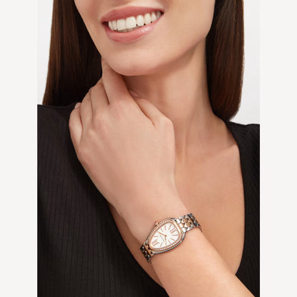 Serpenti Seduttori Watch – White Dial & Two-Tone Rose Gold