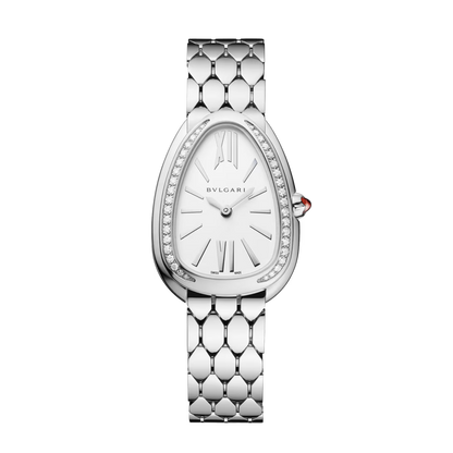 Serpenti Seduttori Watch – White Dial & Silver