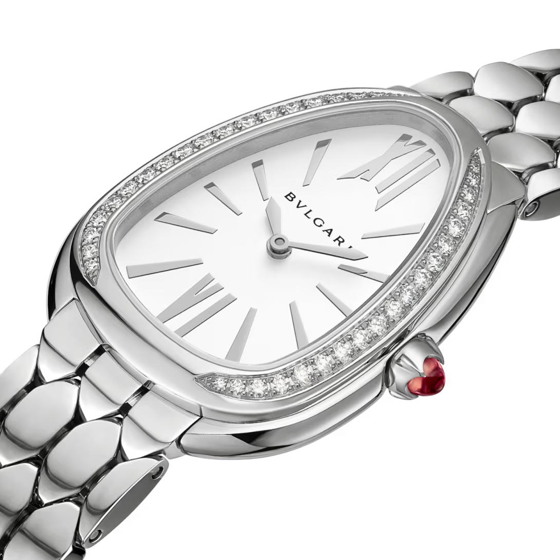 Serpenti Seduttori Watch – White Dial & Silver