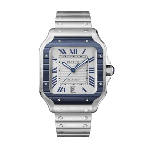 Santos Large – Steel & Blue
