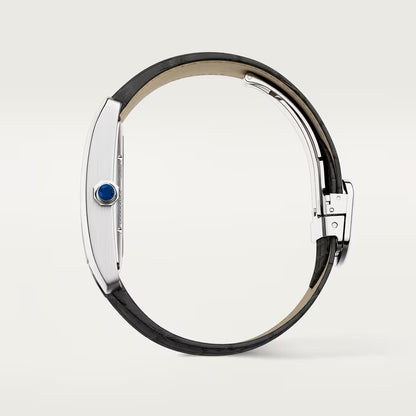 Tank MC – Silver Dial & Black Leather