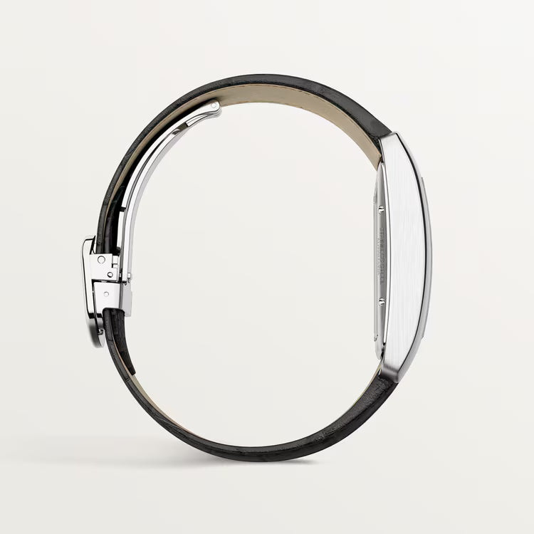 Tank MC – Silver Dial & Black Leather