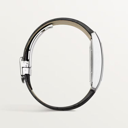 Tank MC – Silver Dial & Black Leather