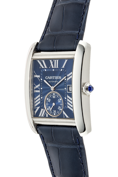 Tank MC – Blue Dial & Navy Leather