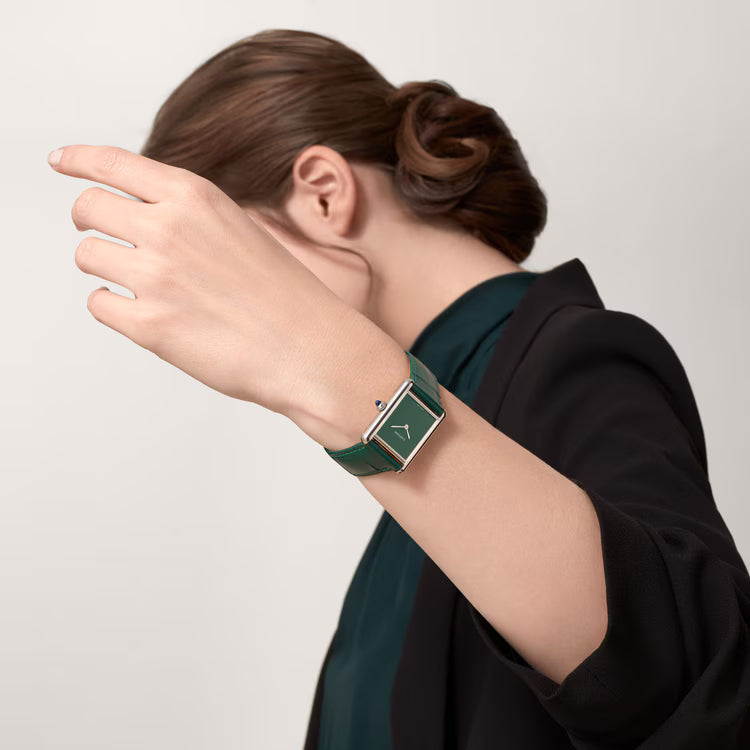 Tank Must – Green Dial & Green Leather