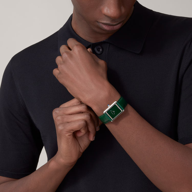 Tank Must – Green Dial & Green Leather