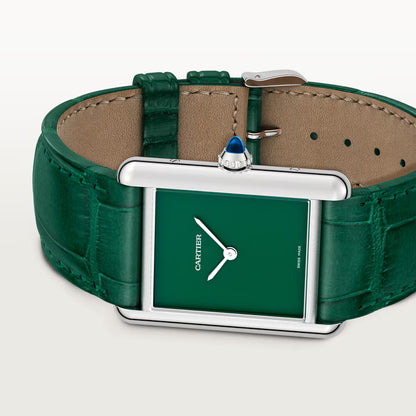 Tank Must – Green Dial & Green Leather