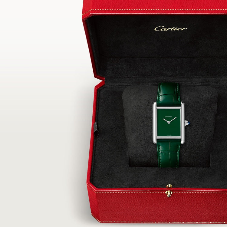 Tank Must – Green Dial & Green Leather