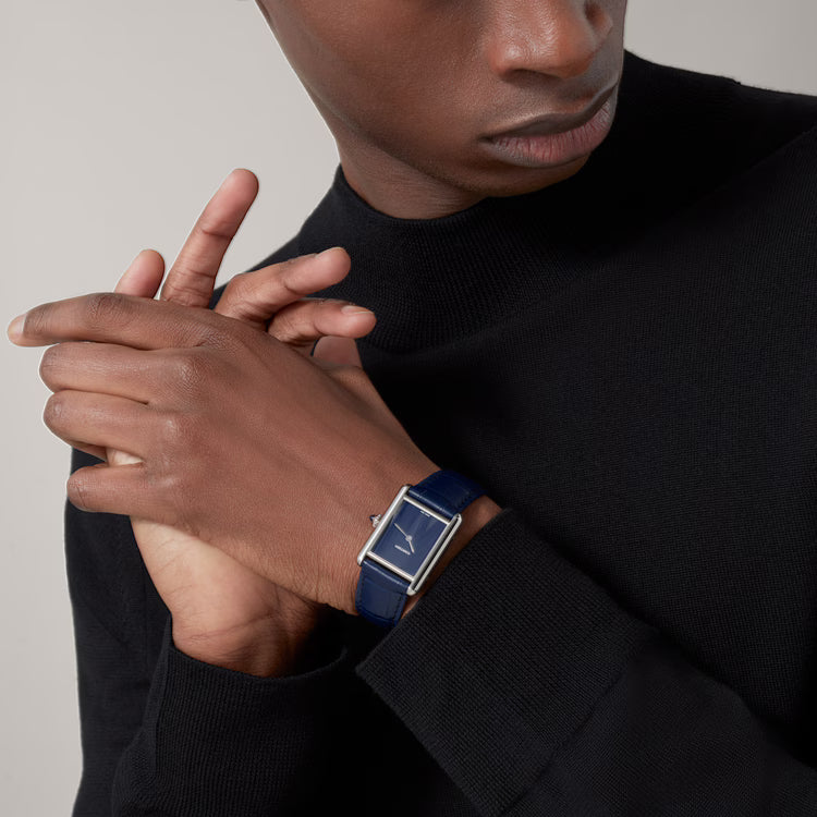 Tank Must – Blue Dial & Blue Leather