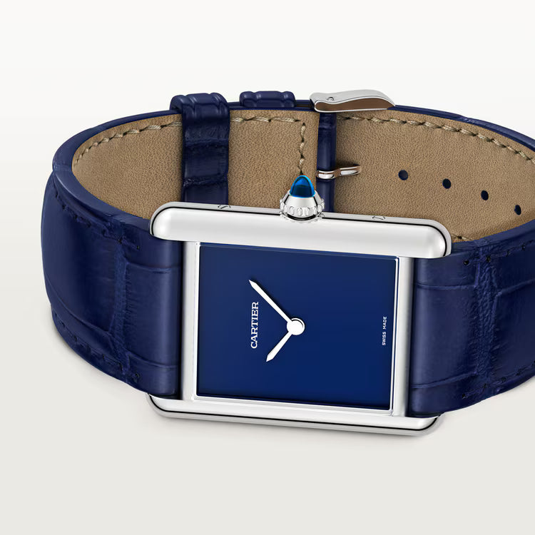 Tank Must – Blue Dial & Blue Leather