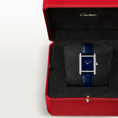 Tank Must – Blue Dial & Blue Leather