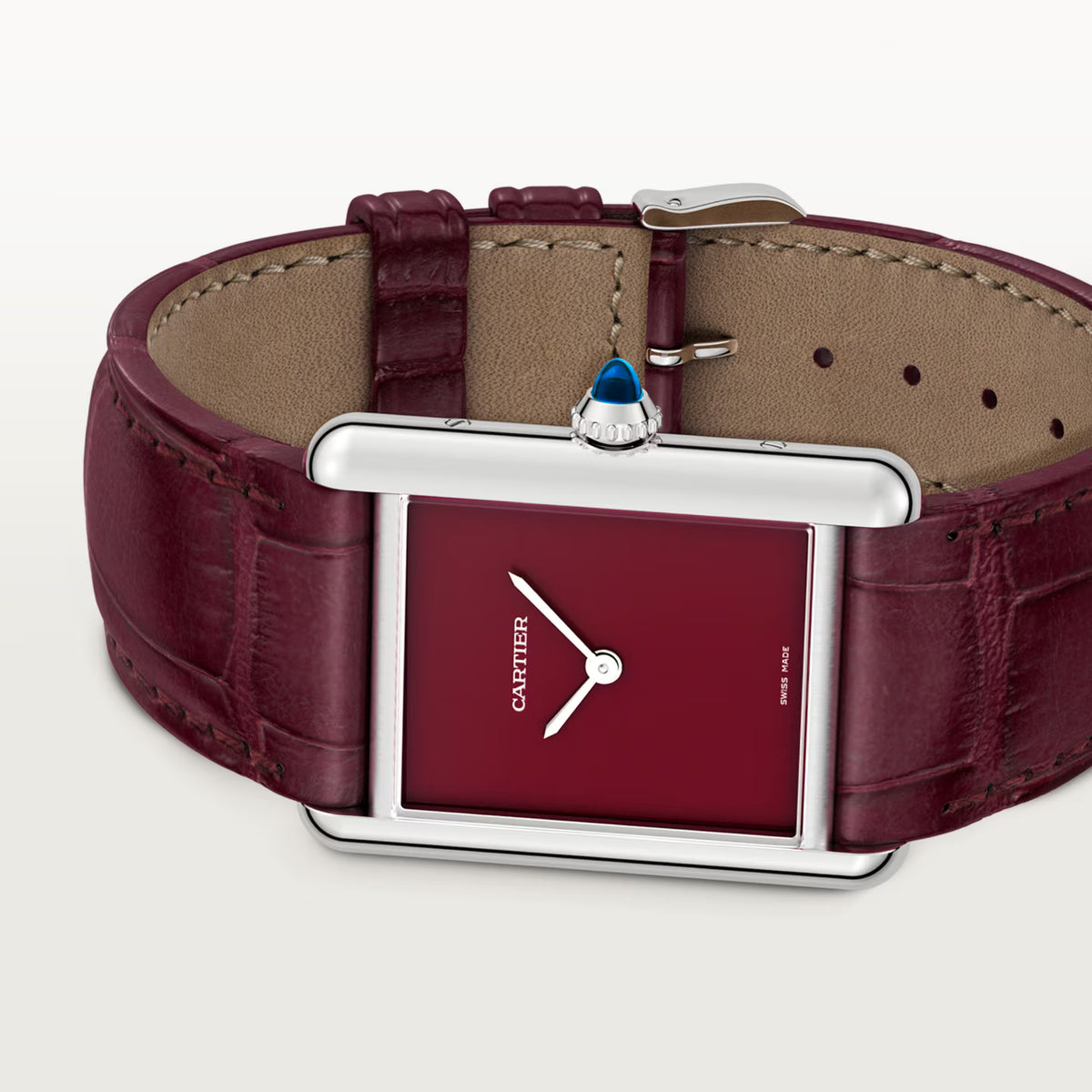 Tank Must – Burgundy Dial & Burgundy Leather