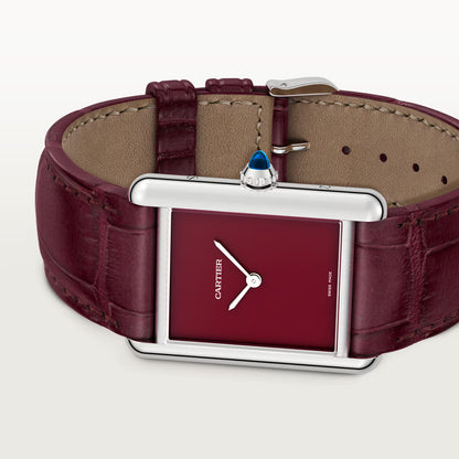 Tank Must – Burgundy Dial & Burgundy Leather
