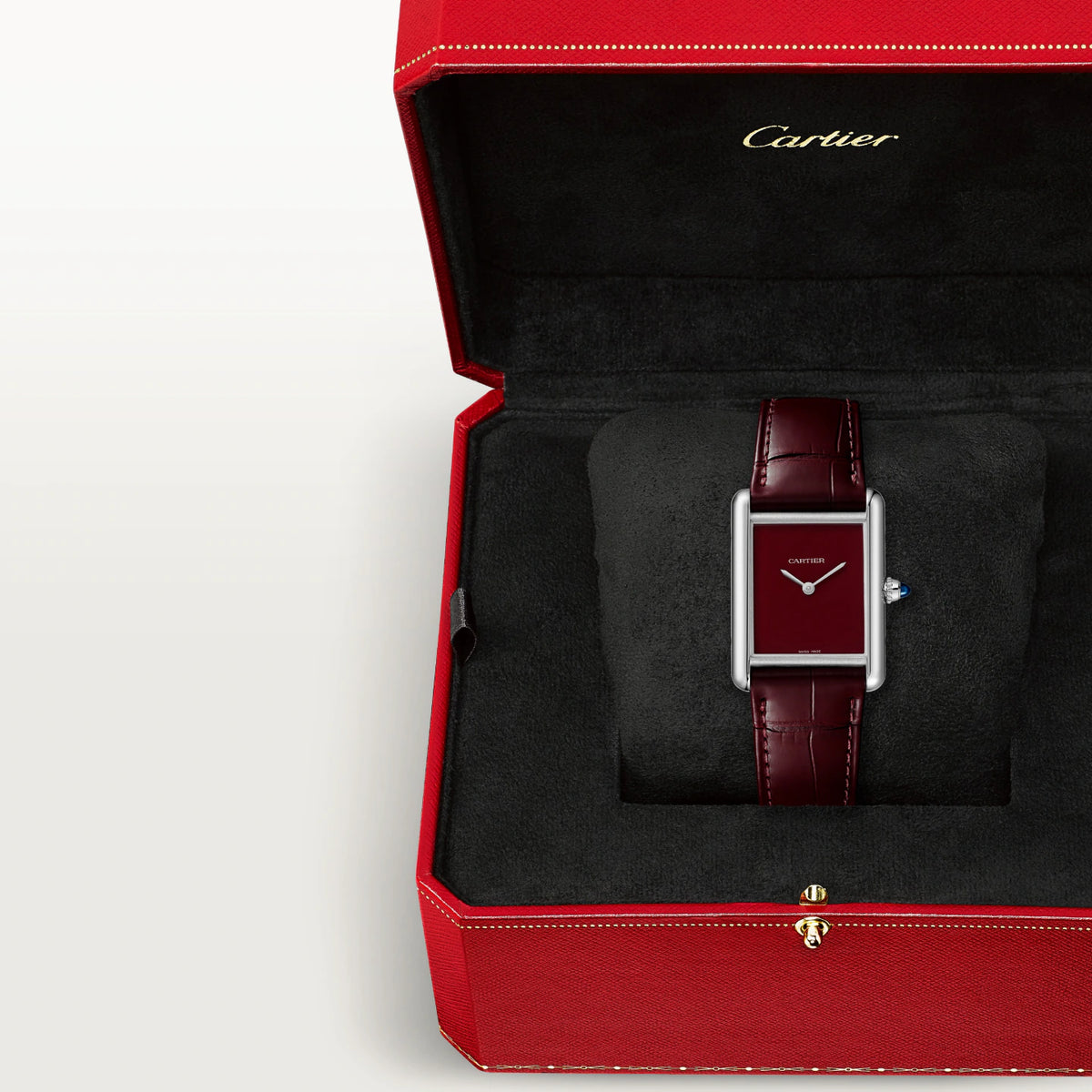 Tank Must – Burgundy Dial & Burgundy Leather