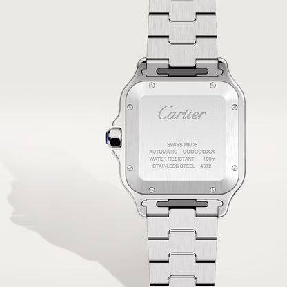 Santos – Silver & White Dial