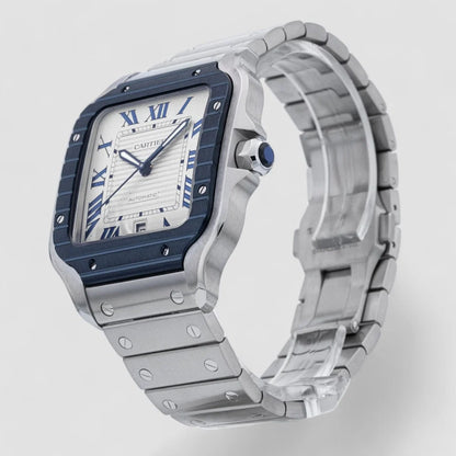 Santos Large – Steel & Blue