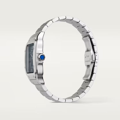 Santos – Blue Dial & Steel