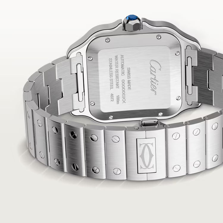 Santos – Blue Dial & Steel