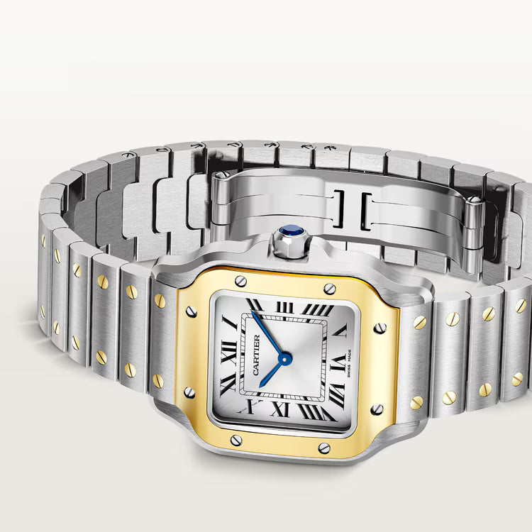 Santos  – Steel & Yellow Gold