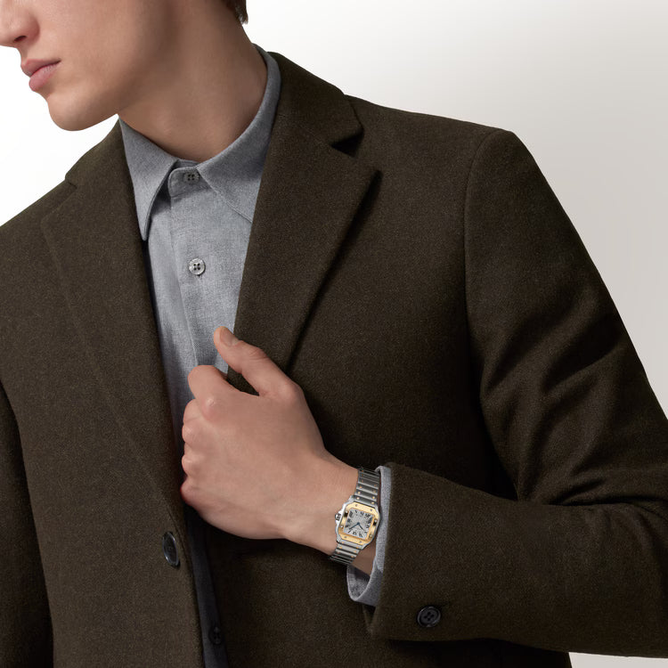Santos  – Steel & Yellow Gold