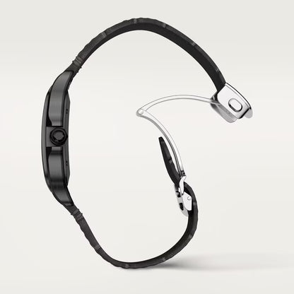 Santos – All Black & Leather Strap