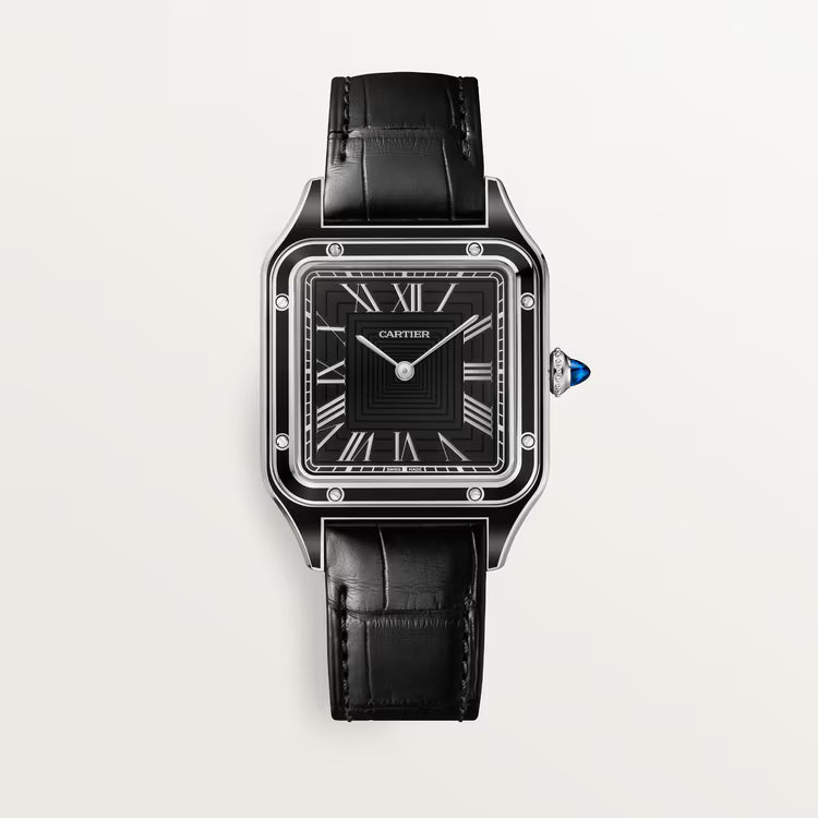 Santos-Dumont – Silver Dial & Leather Strap