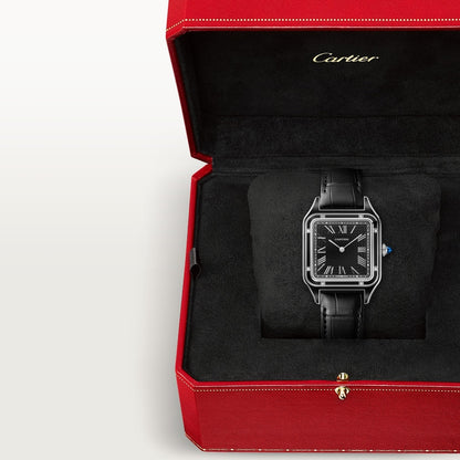 Santos-Dumont – Silver Dial & Leather Strap