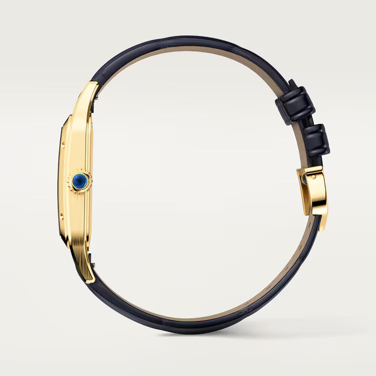 Santos-Dumont – Yellow Gold & Navy Blue