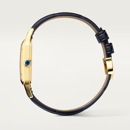 Santos-Dumont – Yellow Gold & Navy Blue