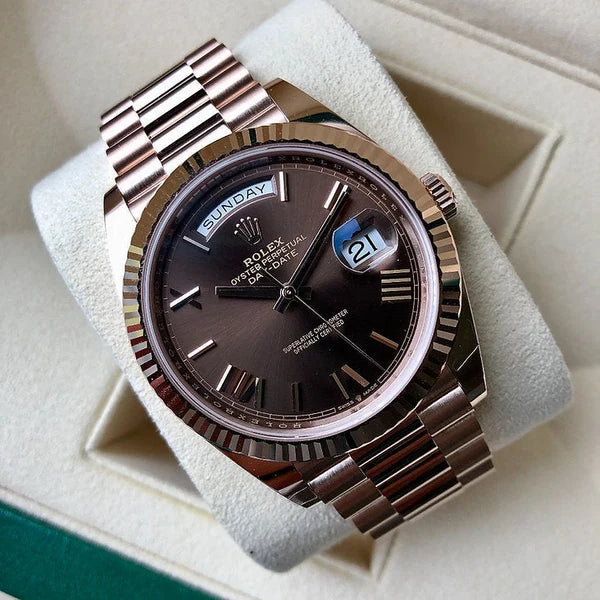 Day-Date – Everose Gold & Chocolate Dial