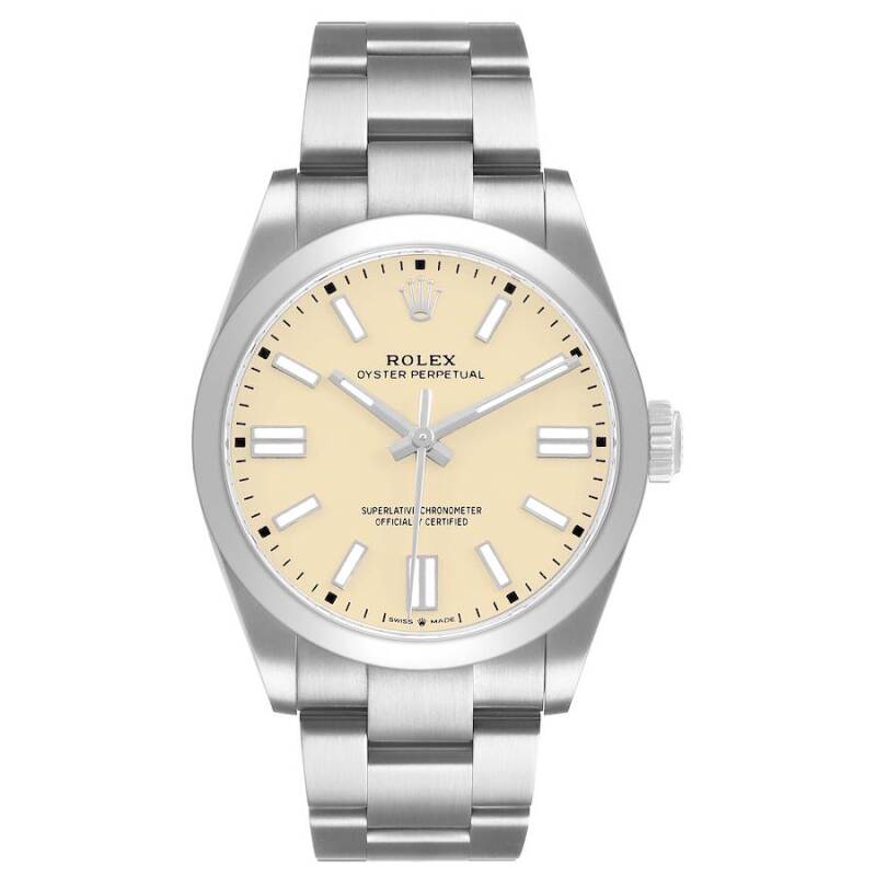 Oyster Perpetual – Champagne Dial & Oystersteel