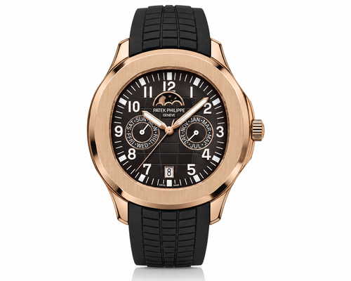 PP Aquanaut – Rose Gold & Black Perpetual Calendar