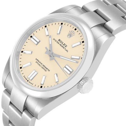 Oyster Perpetual – Champagne Dial & Oystersteel