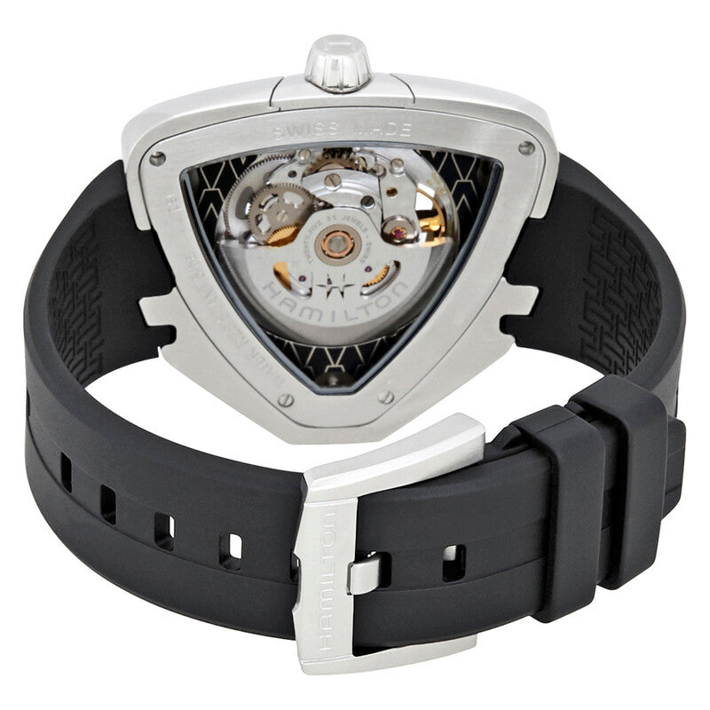 Ventura Elvis80 Auto – Skeleton Dial & Black Strap