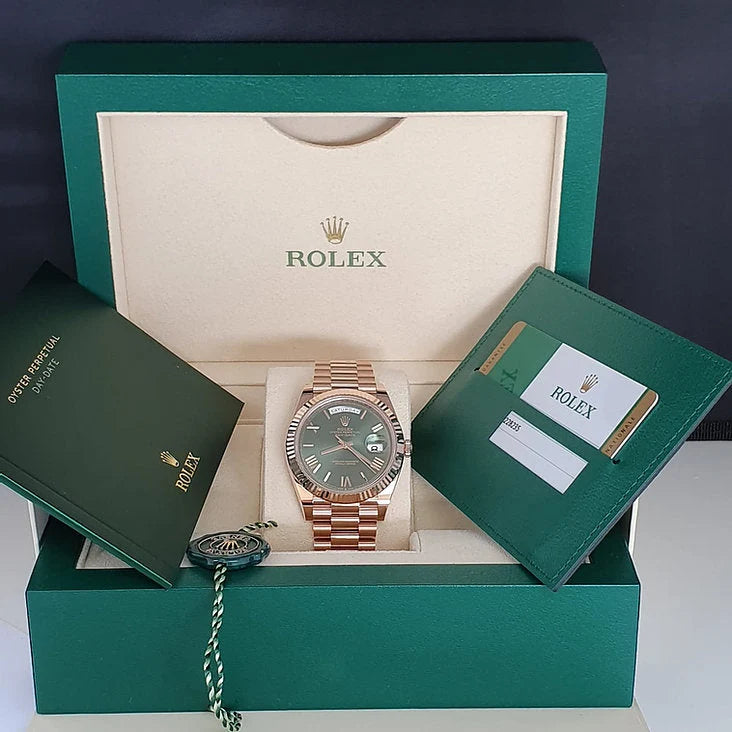 Day-Date – Everose Gold & Green Dial