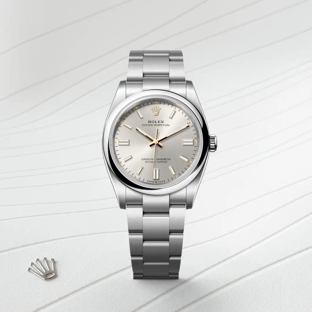 Oyster Perpetual – Silver Dial & Oystersteel