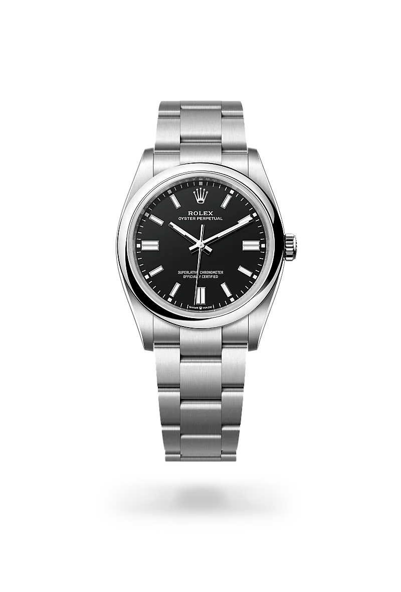 Oyster Perpetual – Black Dial & Oystersteel