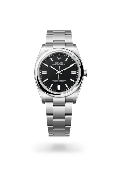 Oyster Perpetual – Black Dial & Oystersteel