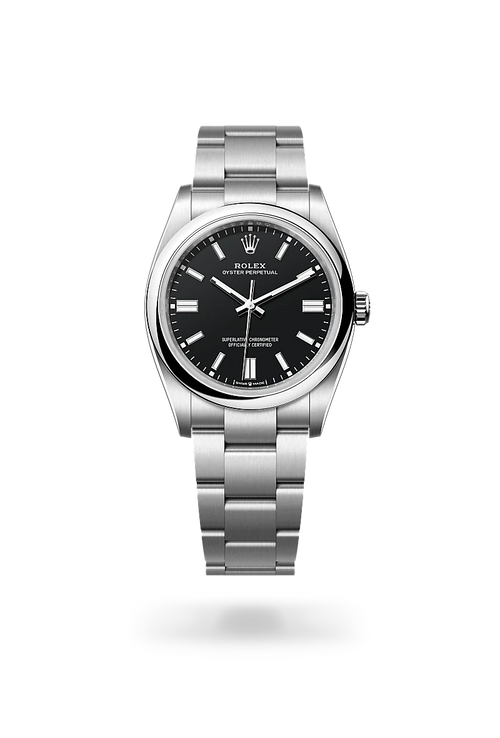 Oyster Perpetual – Black Dial & Oystersteel