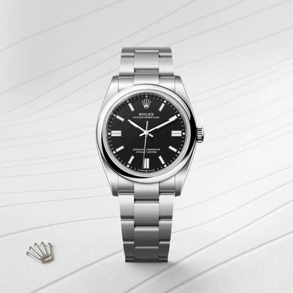 Oyster Perpetual – Black Dial & Oystersteel