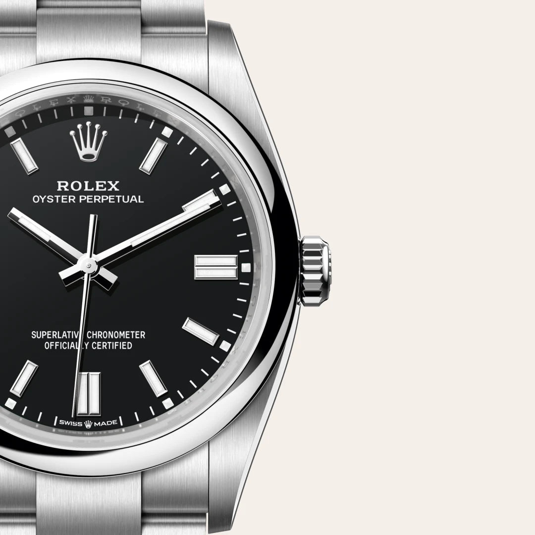 Oyster Perpetual – Black Dial & Oystersteel